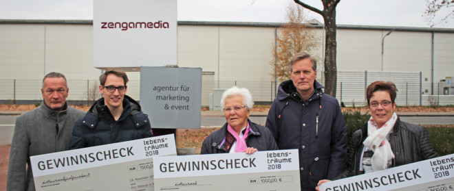 Gewinnspiel der „Lebens(t)räume“ 2018 bringt drei Menschen Ihrem persönlichen Lebenstraum näher